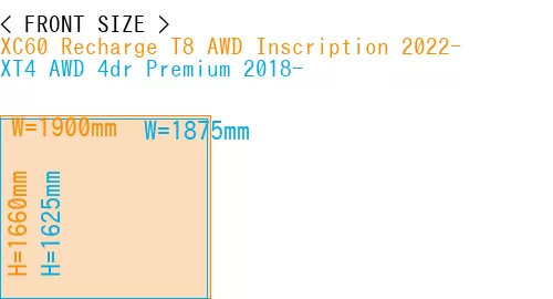 #XC60 Recharge T8 AWD Inscription 2022- + XT4 AWD 4dr Premium 2018-
